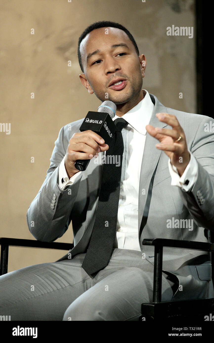 New York, USA. 11 May, 2015. John Legend at The AOL BUILD Speakers Series,  discussing the film 