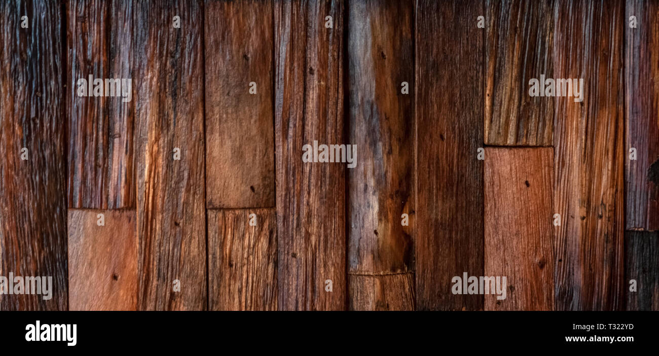 vintage distressed teak wood background Stock Photo - Alamy