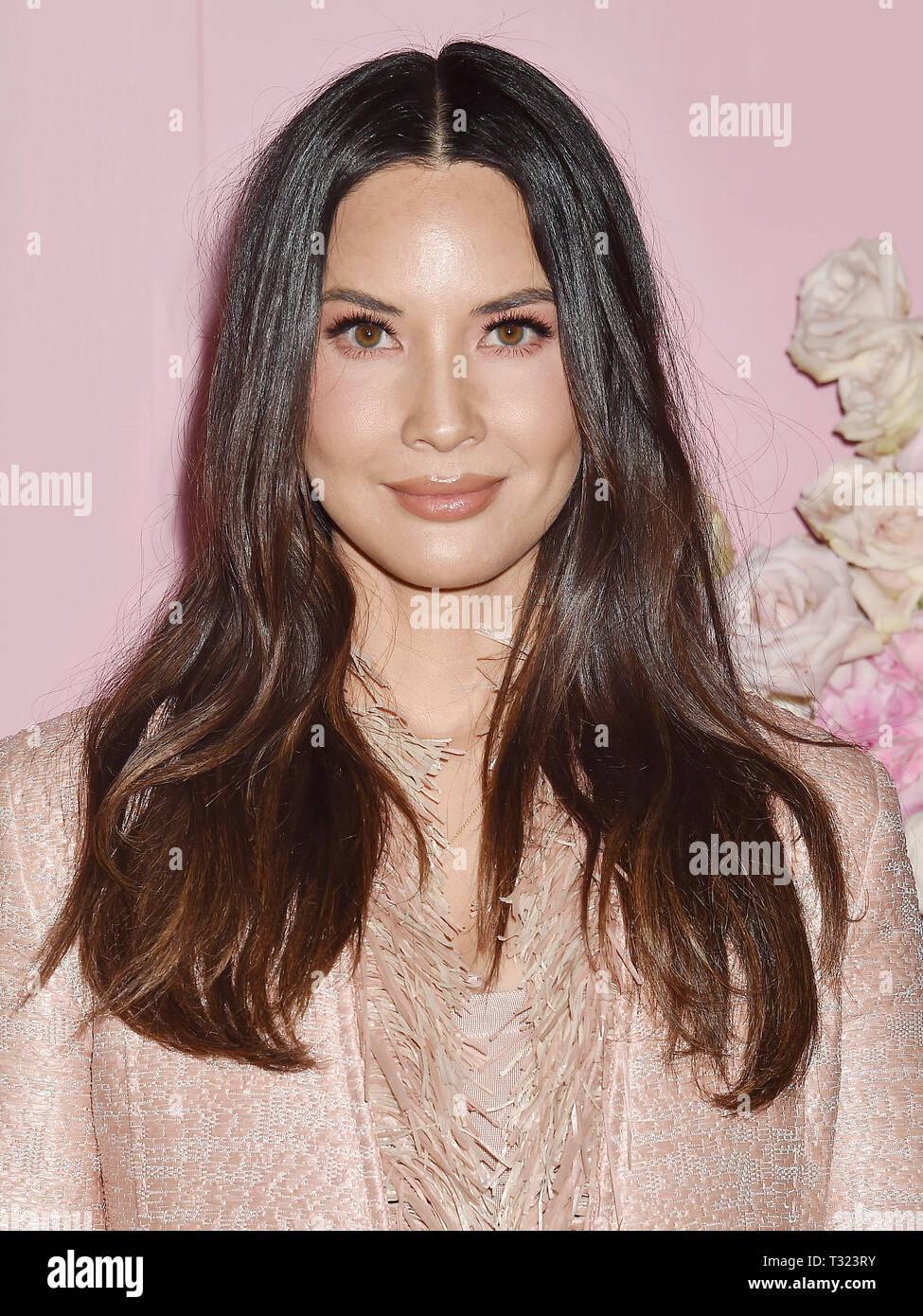 HOLLYWOOD, CA - APRIL 04: Olivia Munn attends the launch of Patrick Ta