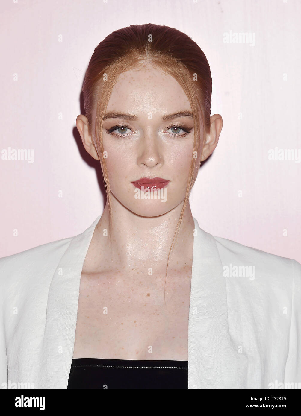 HOLLYWOOD, CA - APRIL 04: Larsen Thompson attends the launch of Patrick