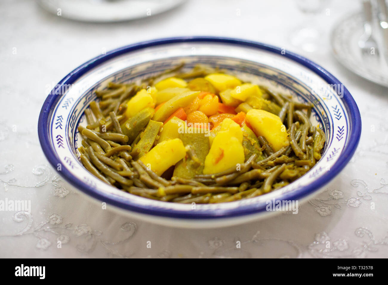 Vegetable Tagine on Clay Pot Stock Photo Alamy