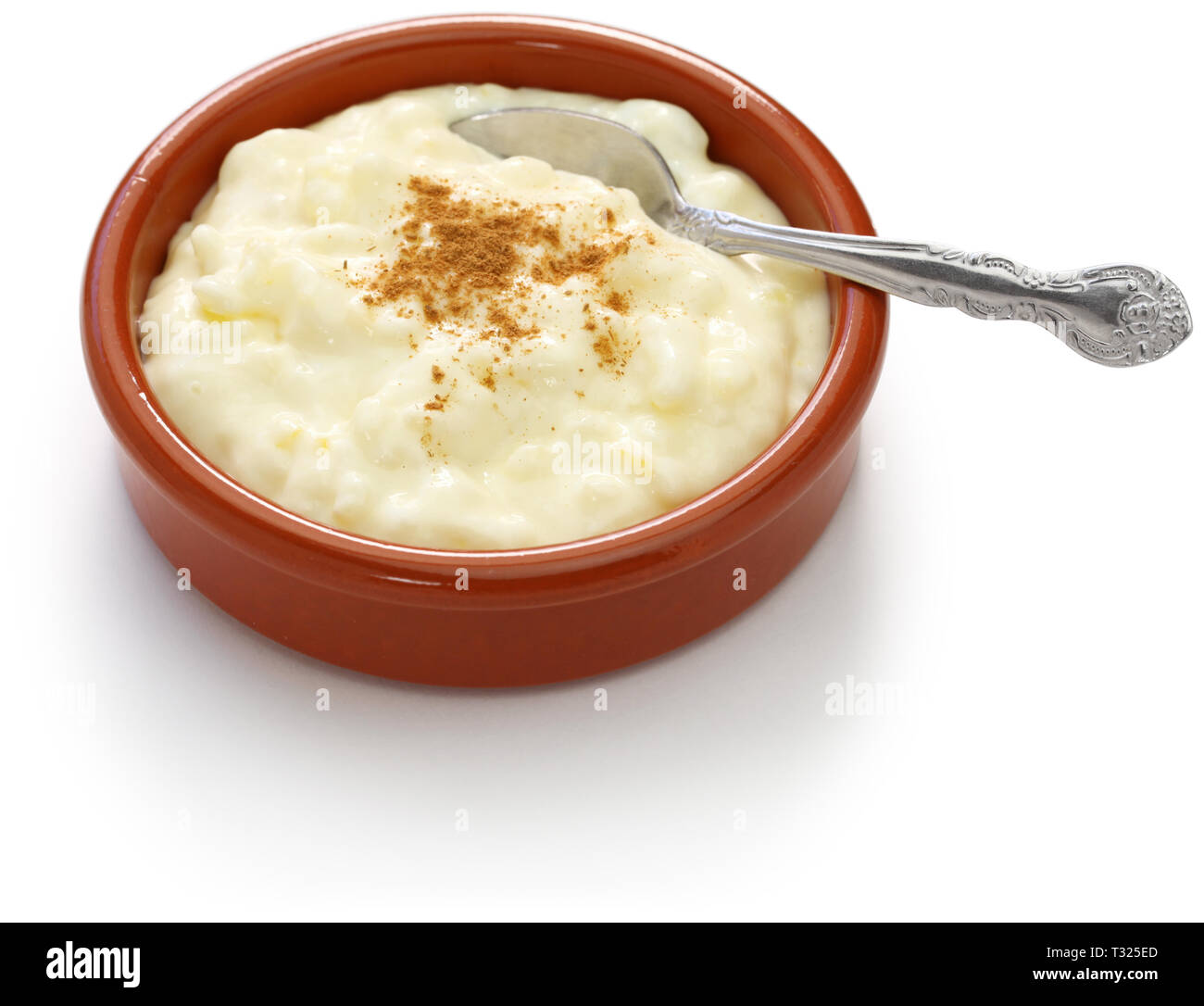 homemade spanish rice pudding dessert, arroz con leche Stock Photo Alamy