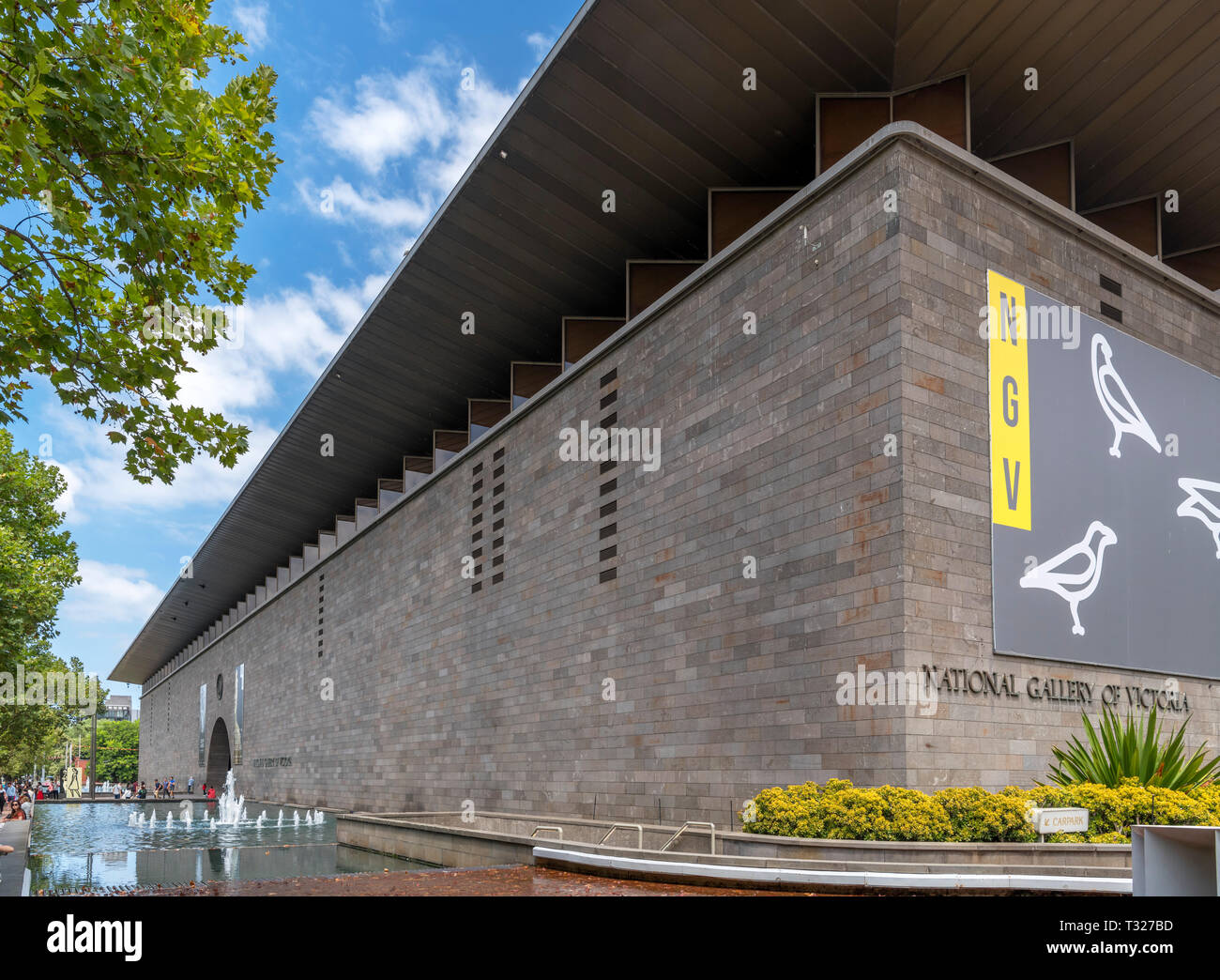 National Gallery of Victoria, Melbourne, Victoria, Australia Stock Photo