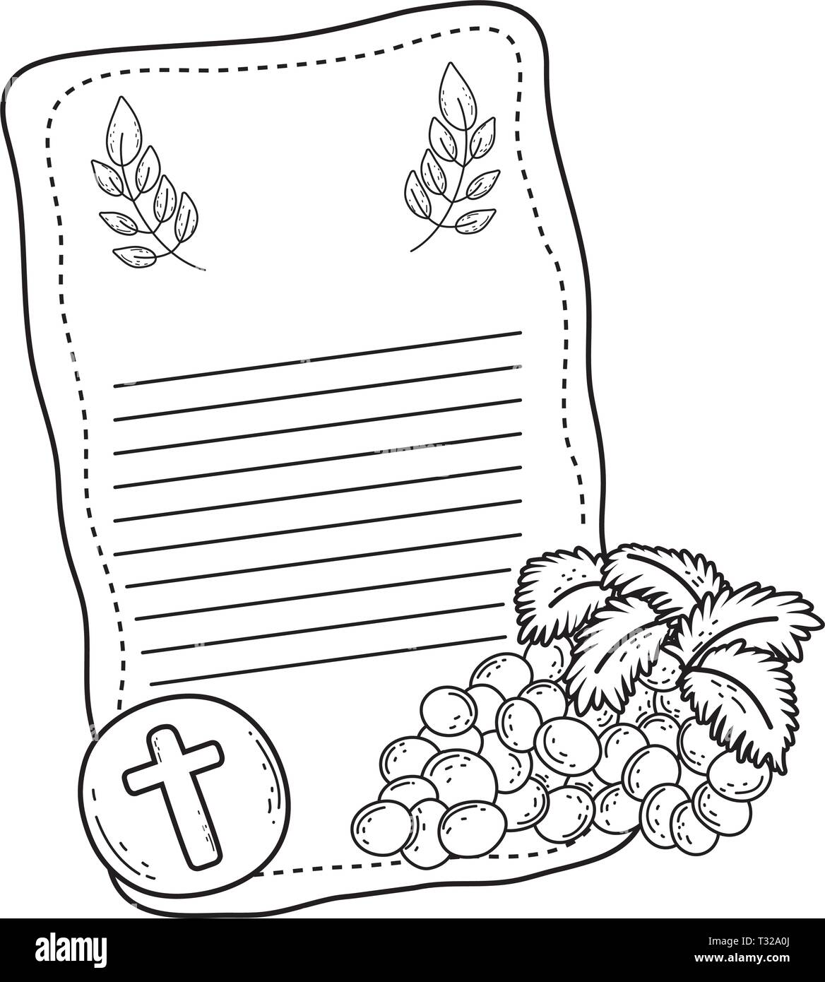 Communion Rite Drawing Rite of confirmation Stock Vector Images - Alamy