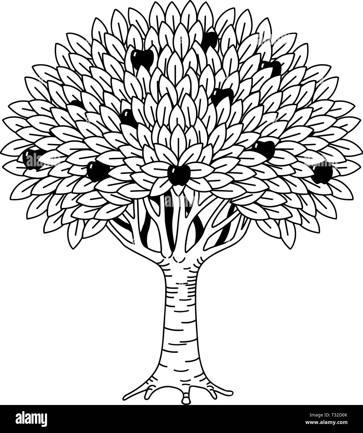 Fruit Tree Drawing Images  Free Download on Freepik