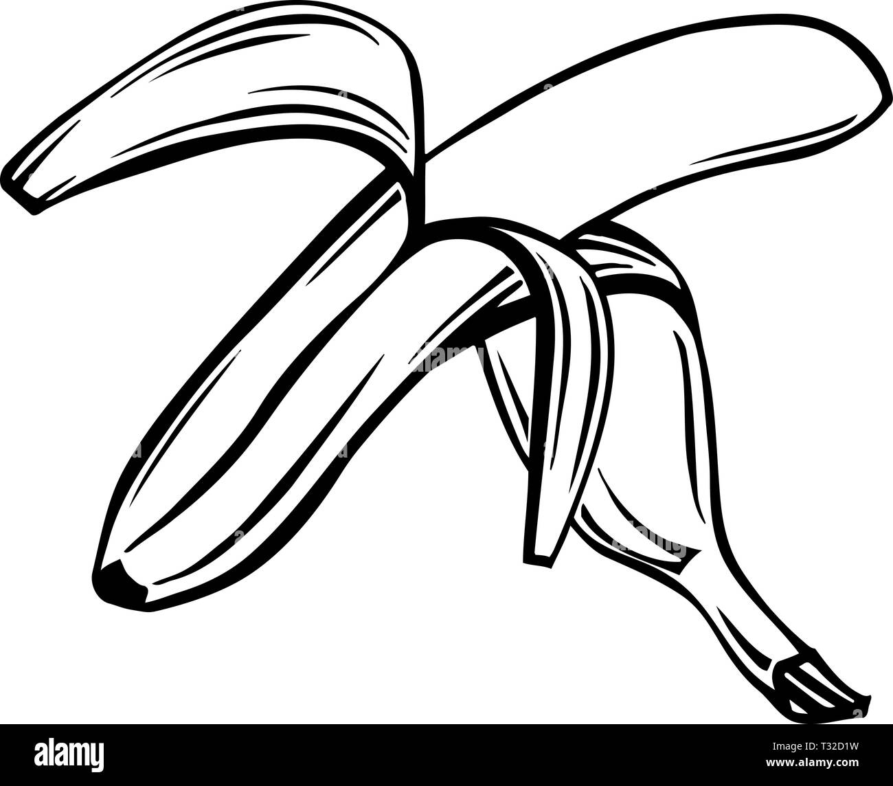 Produce bananas fruit Stock Vector Images Alamy