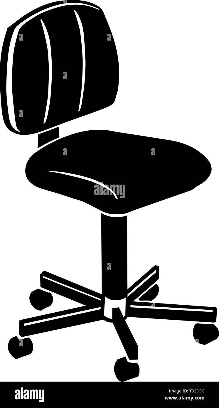 Office Chair Illustration Stock Vector Image & Art Alamy