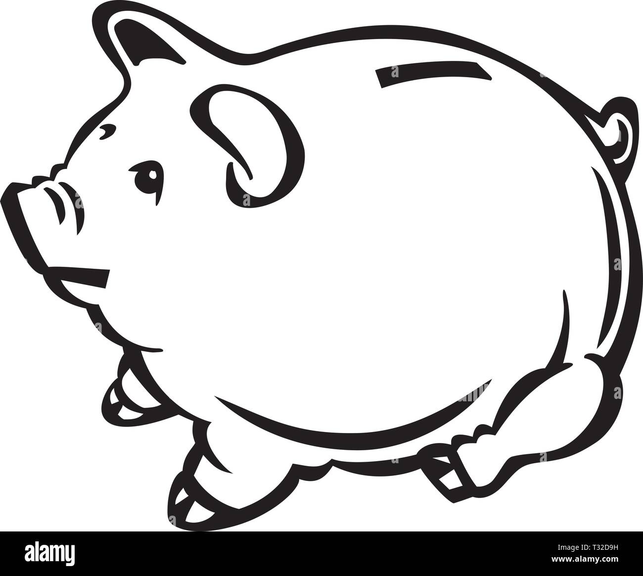 Piggy Bank Illustration Stock Vector Image & Art - Alamy