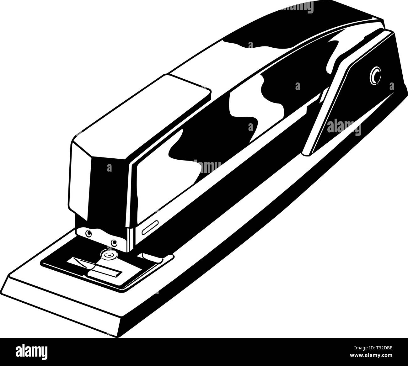 Stapler Vector Illustration Stock Vector Image & Art Alamy