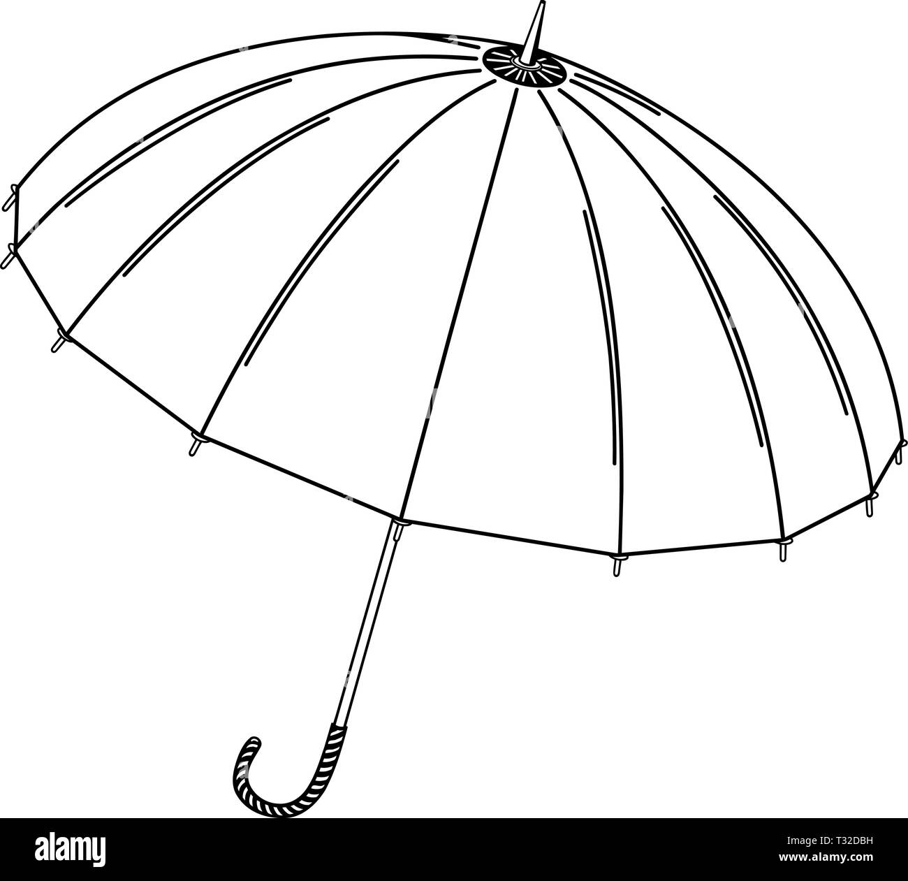Umbrella Vector Illustration Stock Vector
