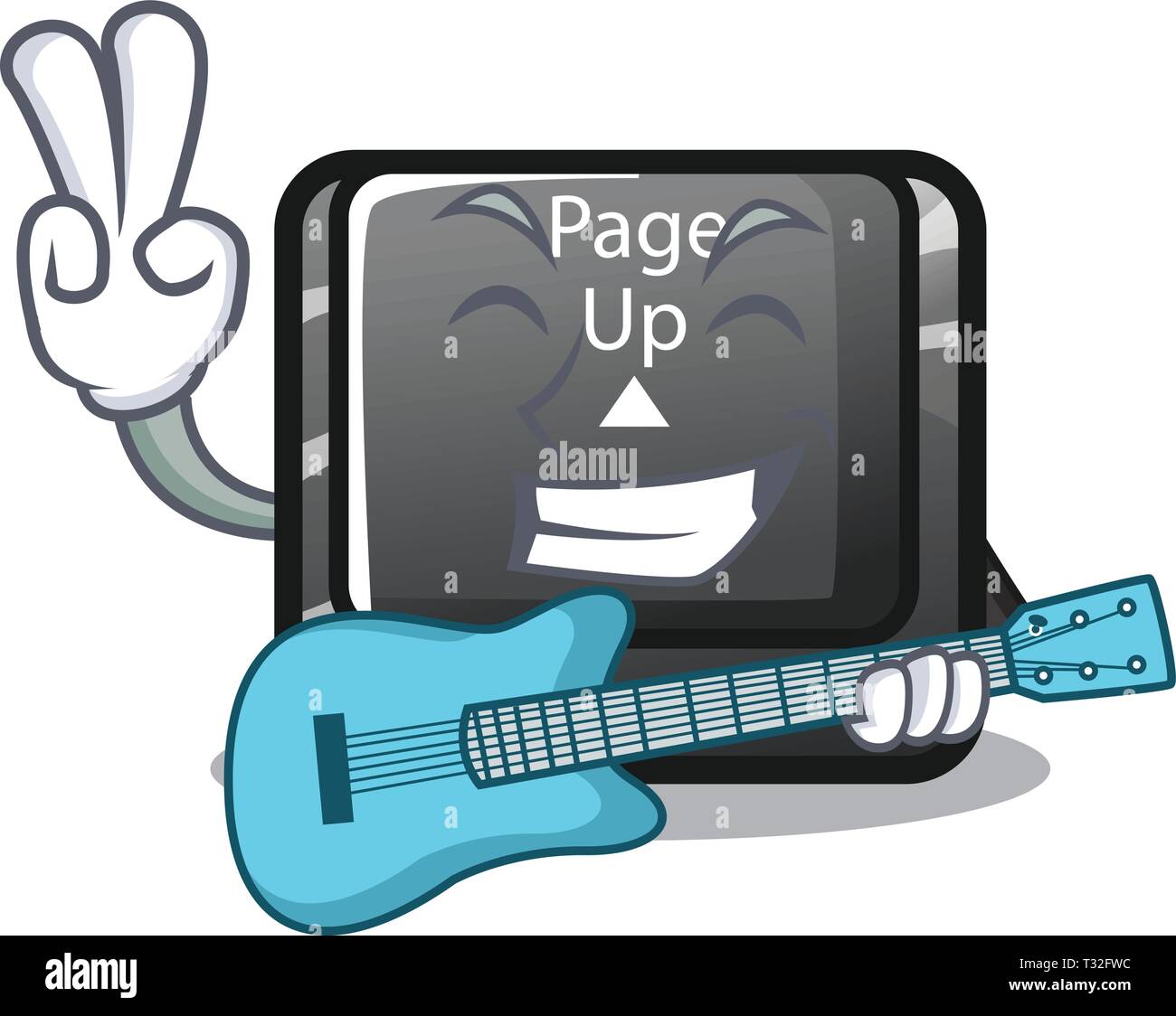 Music keyboard history Stock Vector Images - Alamy