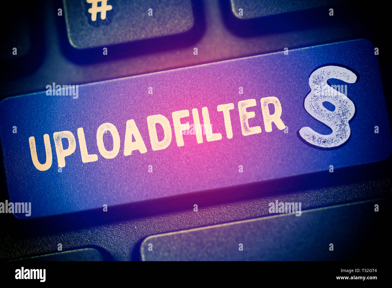 Section Sign On Computer Keyboard High Resolution Stock Photography and ...