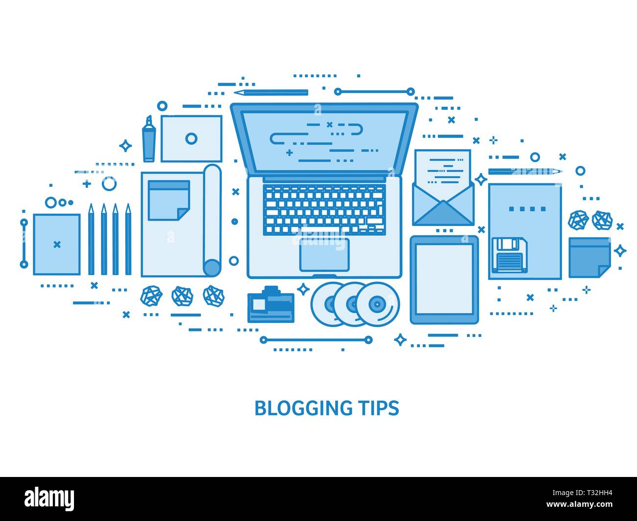 Laptop On A Table Tell Your Story Author Blogging Platform Flat Blue Outline Background Line Art Vector Illustration Stock Vector Image Art Alamy Laptop On A Table Tell Your Story Author Blogging Platform Flat Blue Outline Background Line Art Vector Illustration Stock Vector Image Art Alamy
