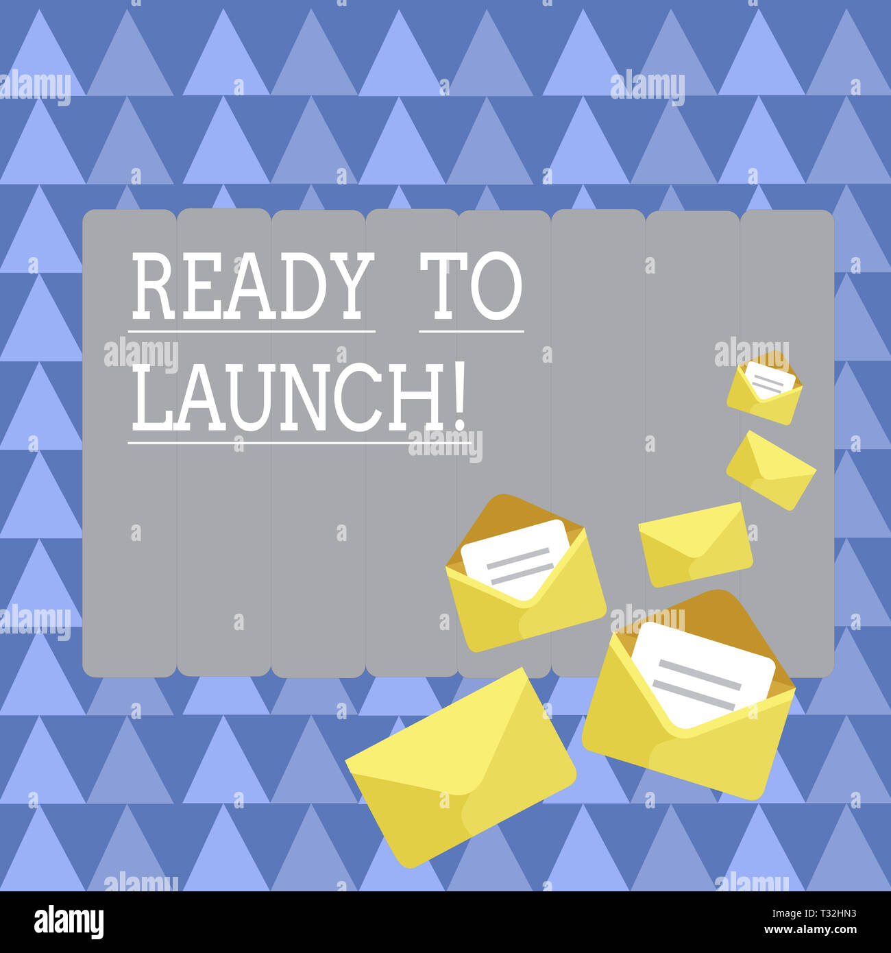 Handwriting text Ready To Launch. Conceptual photo set something in