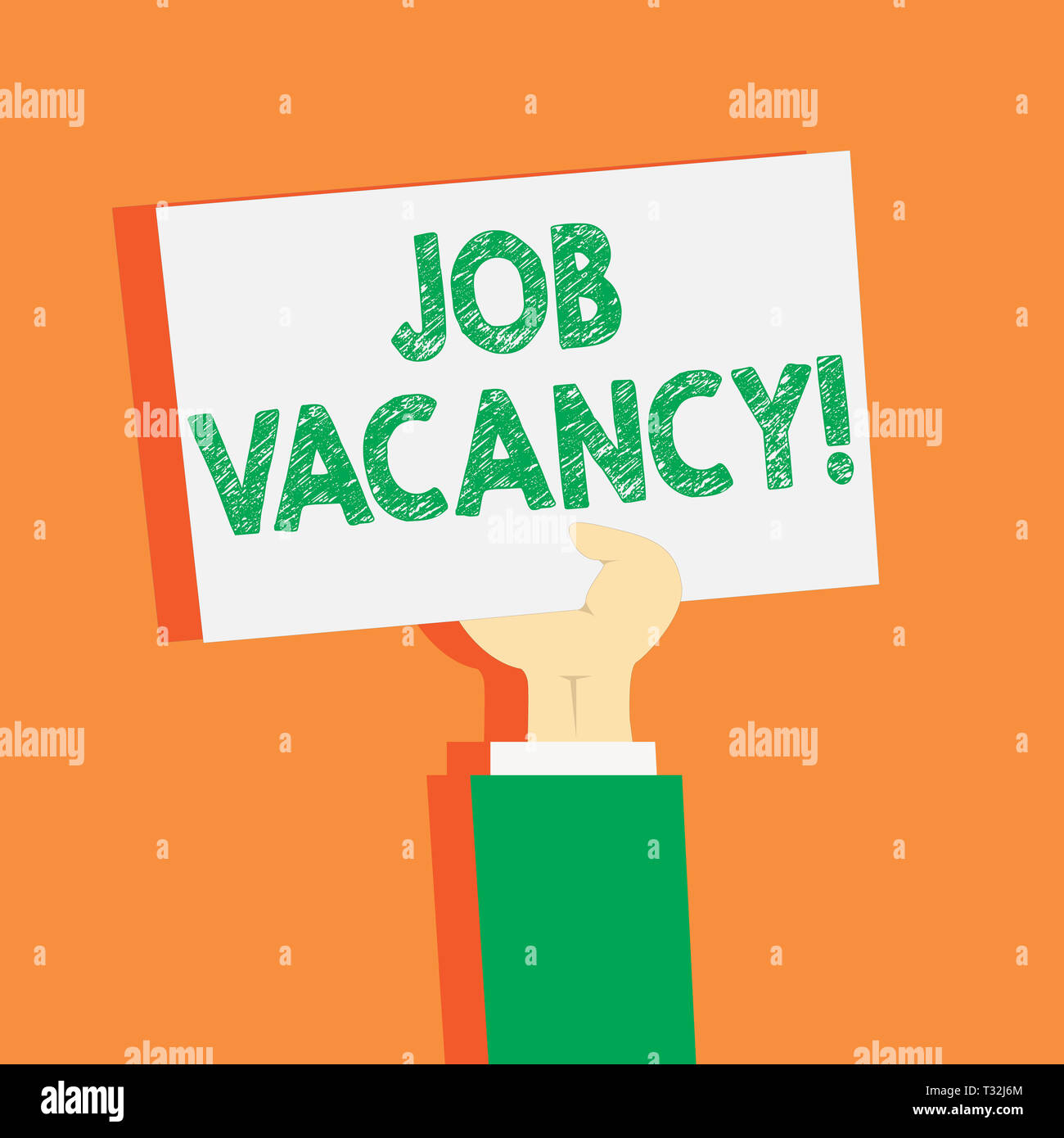 Handwriting text writing Job Vacancy. Conceptual photo announcing state