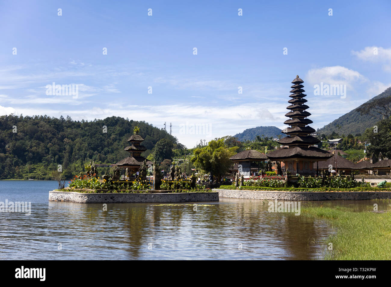Ulun Danu Beratan Temple On Bali One Of The Most Beautiful