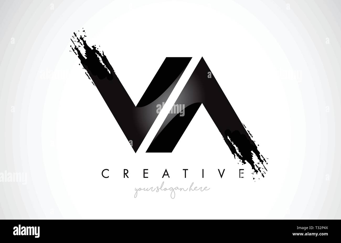 Va letter Stock Vector Images - Alamy