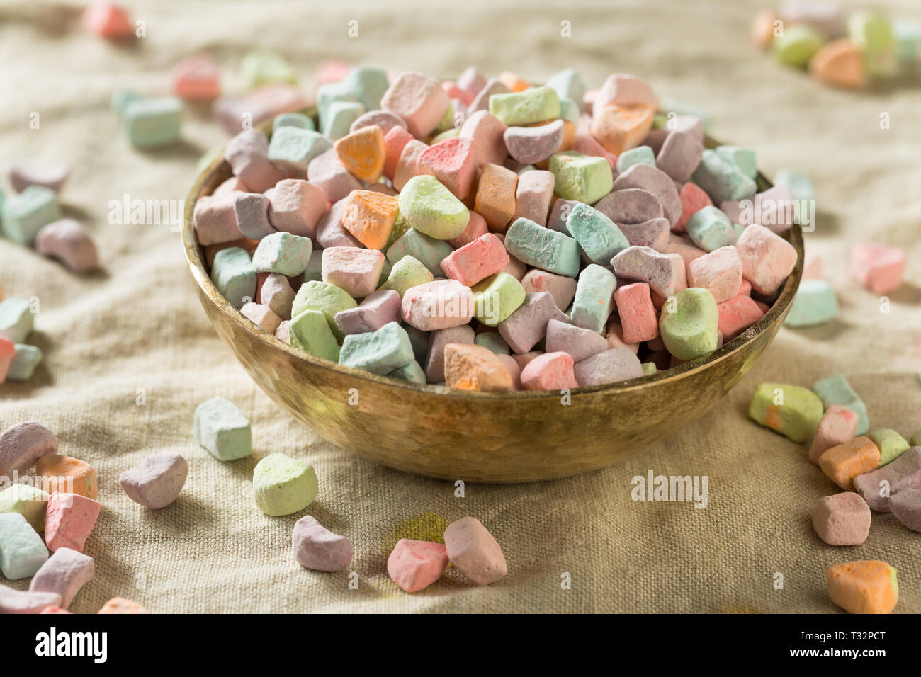 Sugary Sweet Marshmallow Only Cereal in a Bowl Stock Photo Alamy