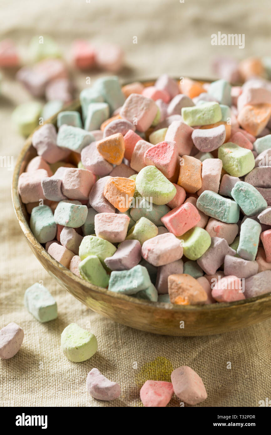Sugary Sweet Marshmallow Only Cereal in a Bowl Stock Photo Alamy