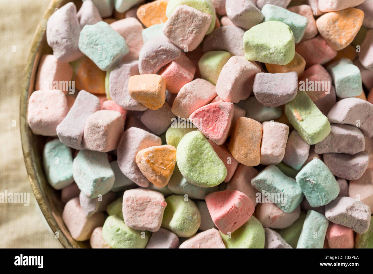 Sugary Sweet Marshmallow Only Cereal in a Bowl Stock Photo Alamy