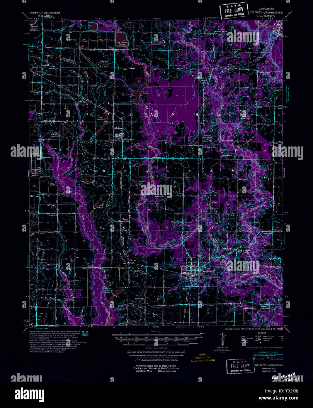 De witt arkansas map hires stock photography and images Alamy