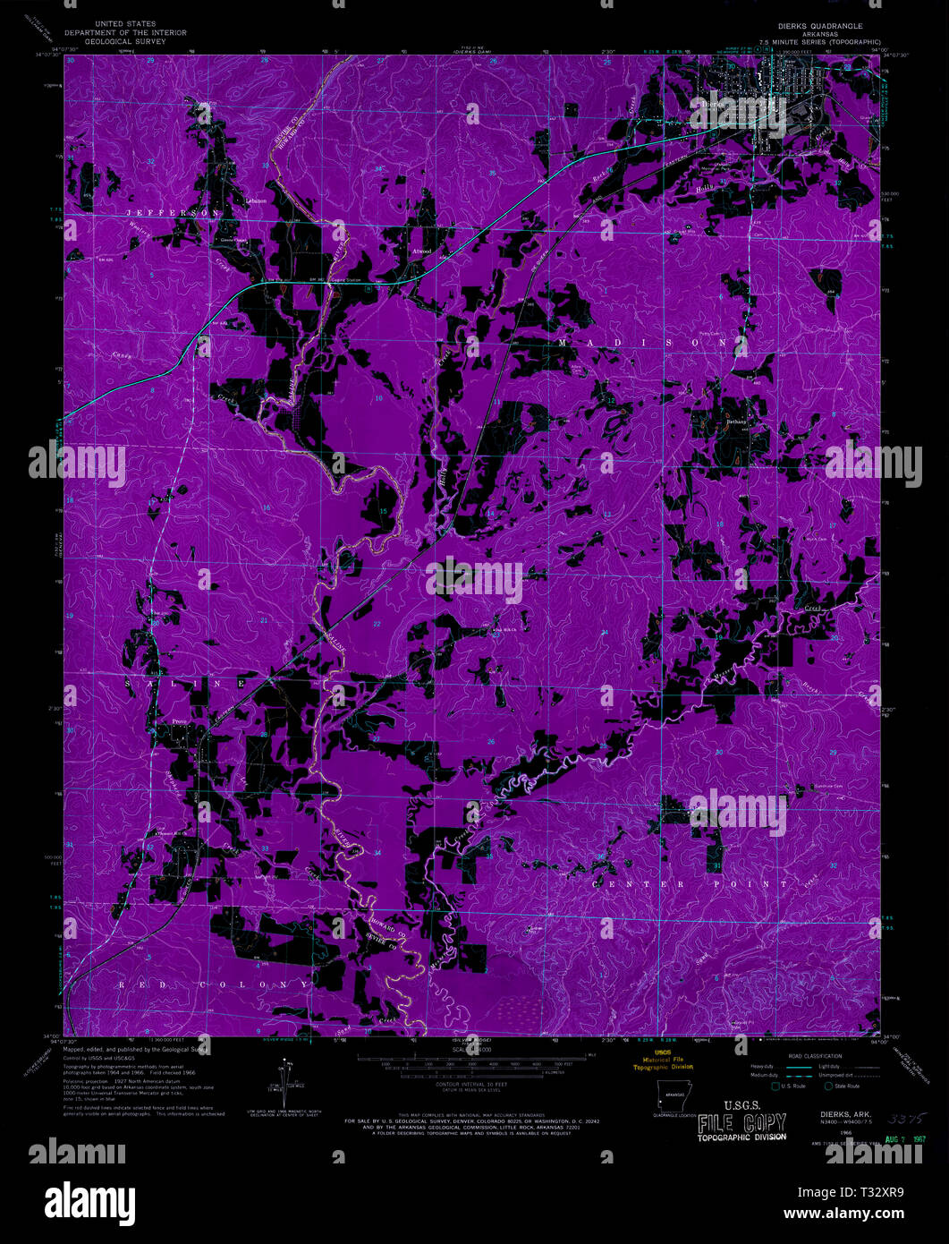 Map of dierks hires stock photography and images Alamy