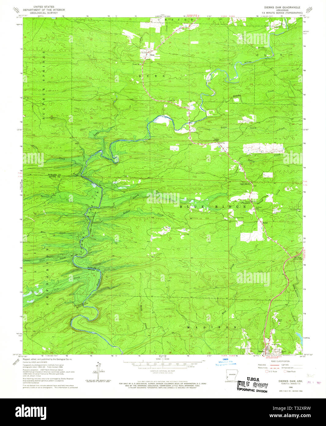 Map of dierks hires stock photography and images Alamy