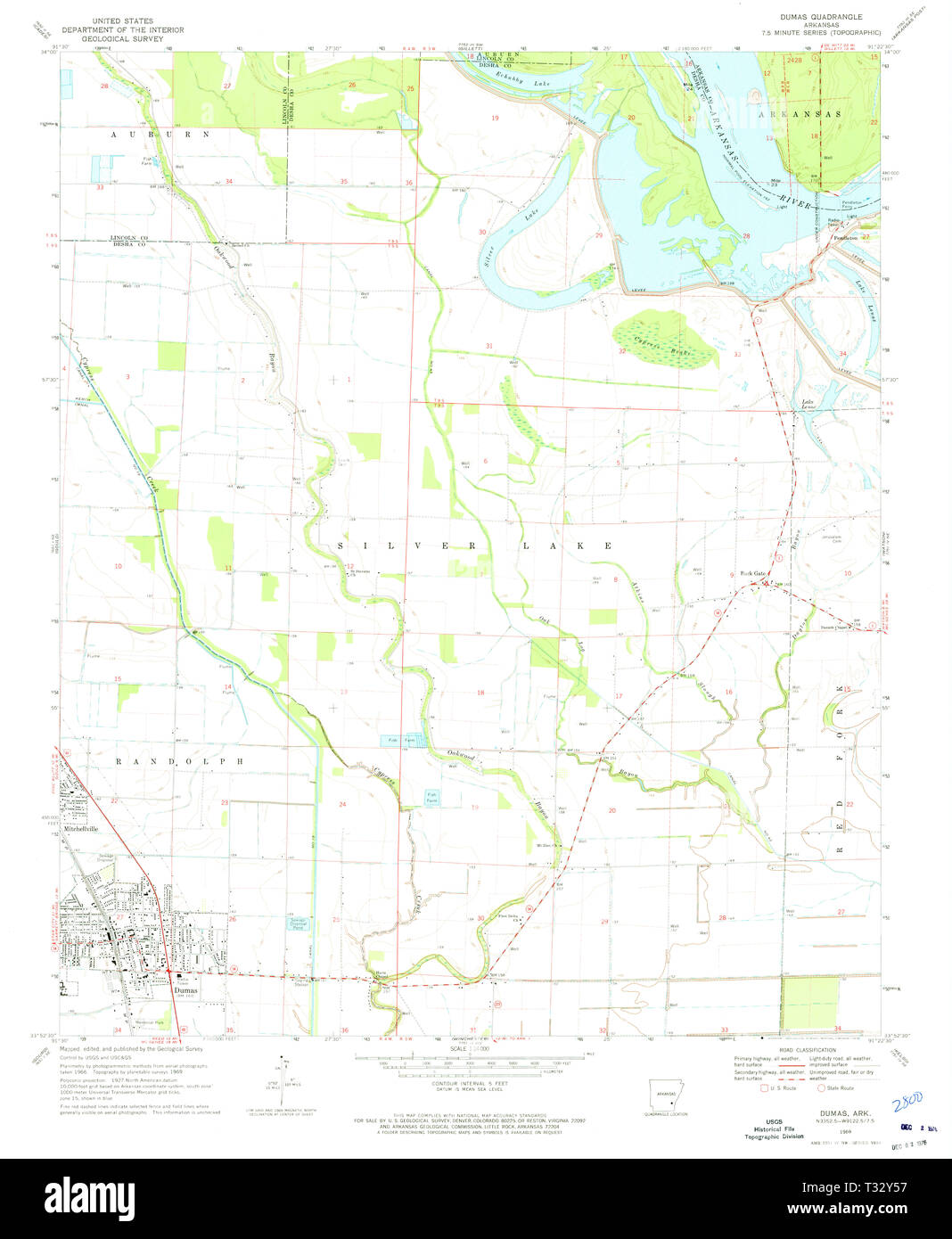 Dumas arkansas map hires stock photography and images Alamy