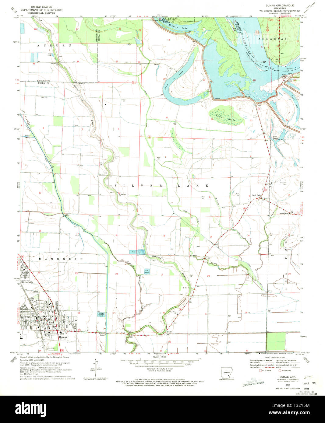 Dumas arkansas map hires stock photography and images Alamy