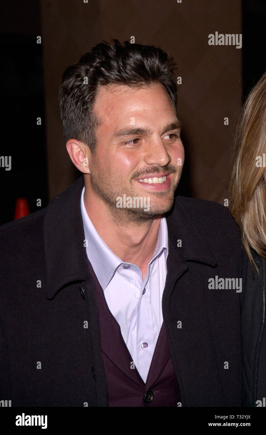 LOS ANGELES, CA. January 17, 2001: Actor MARK RUFFALO at the Los ...