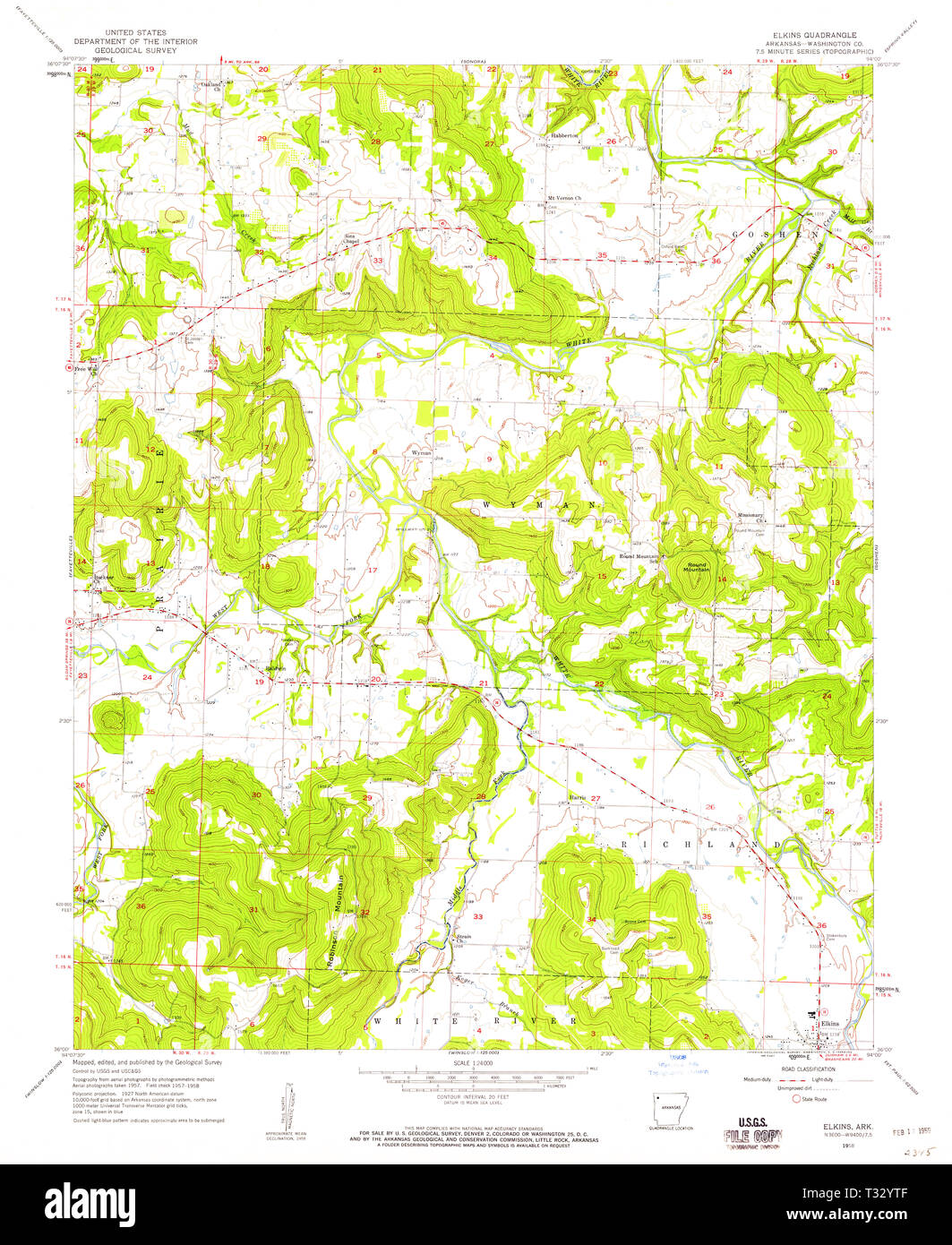Elkins map hires stock photography and images Alamy