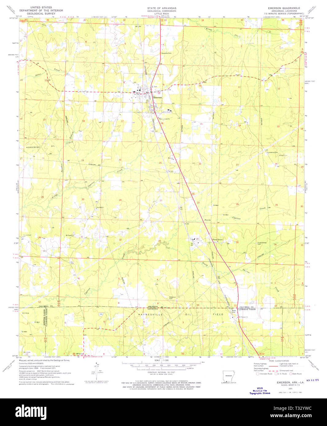 Emerson map hires stock photography and images Alamy