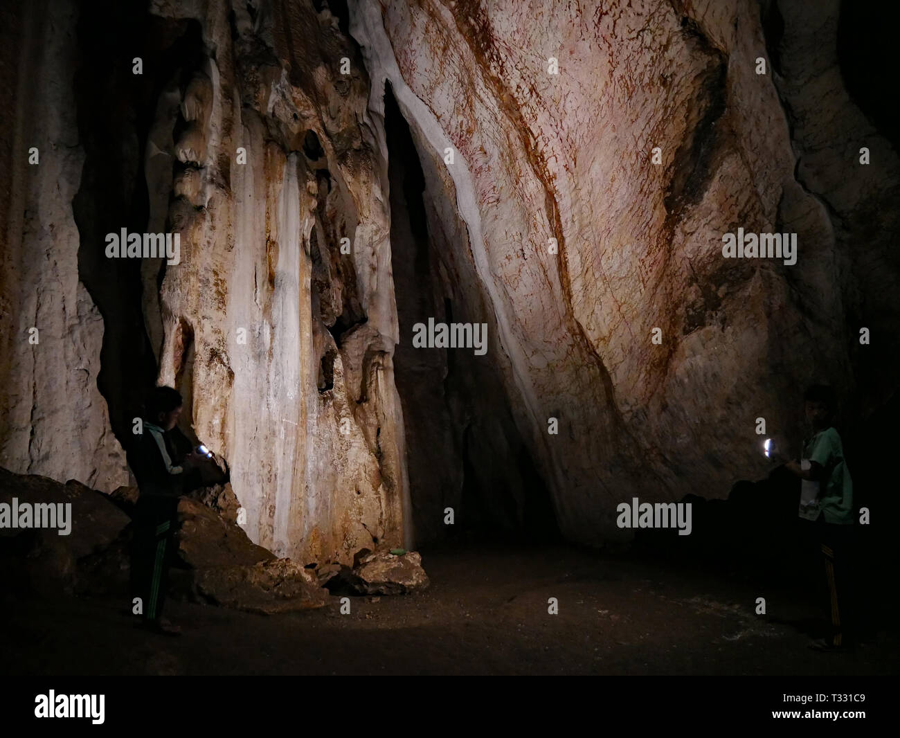 Phnom Banan, Battambang, Cambodia. One of the caves and caverns deep