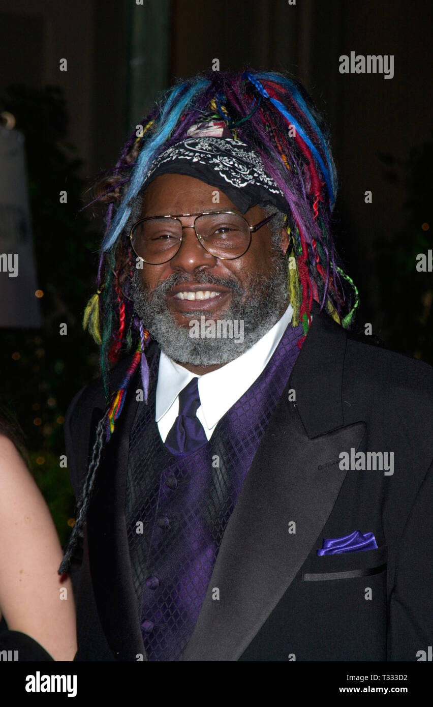 LOS ANGELES, CA. April 10, 2001: Musician GEORGE CLINTON at the 2001 ...