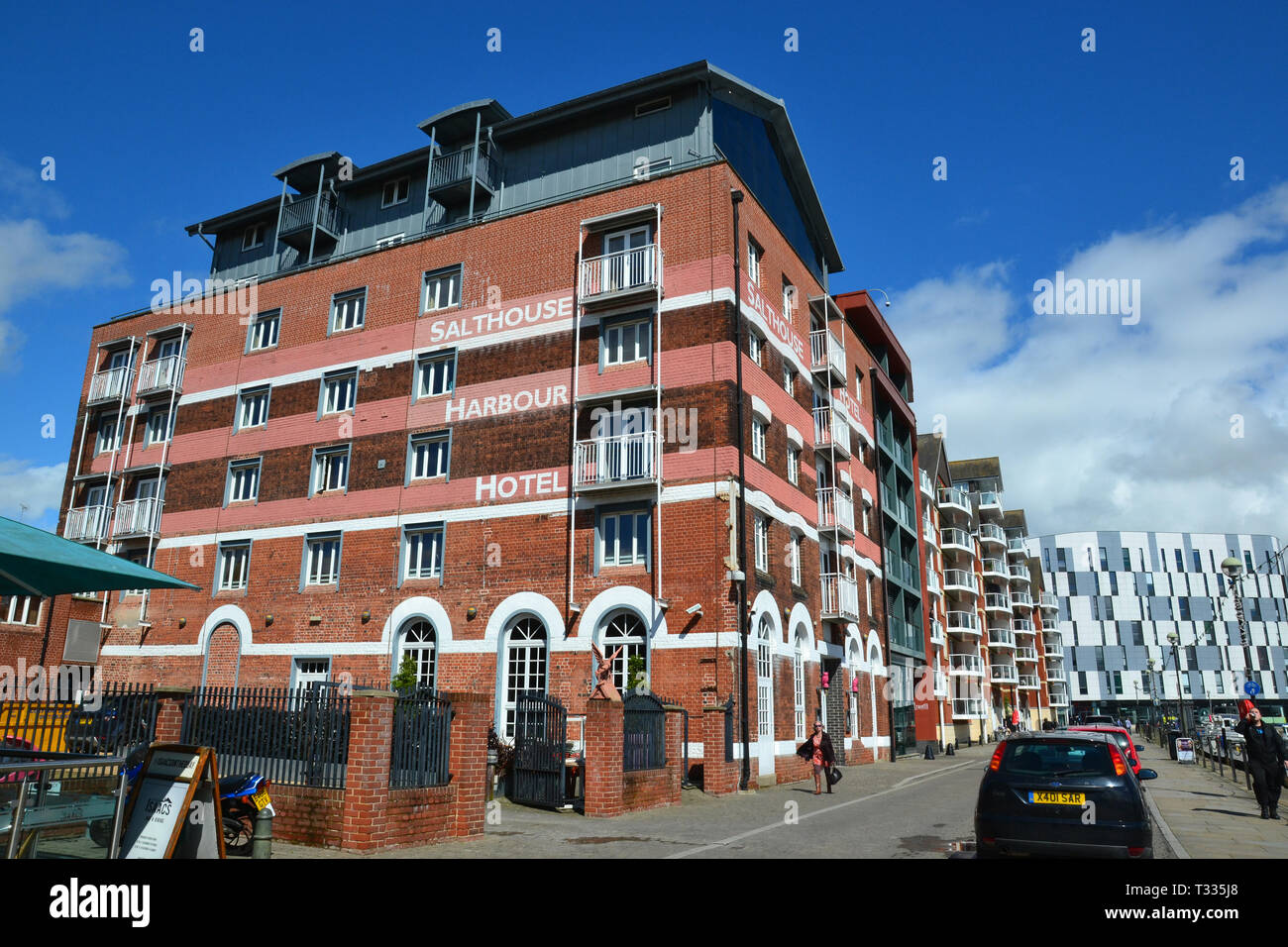 The Salthouse Harbour Hotel on Ipswich Waterfront, also known as