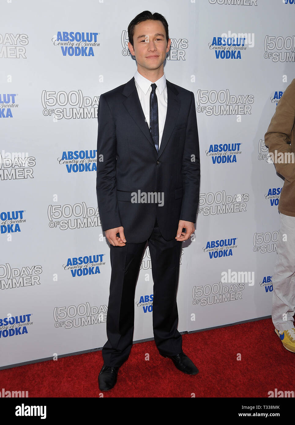 500 Days Of Summer Joseph Gordon Levitt Date 2009 Stock Photo Alamy