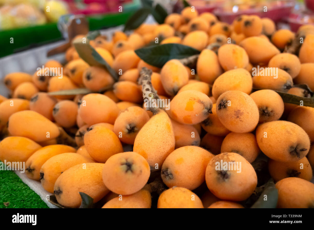 Loquat Gi Raw loquat hi-res stock photography and images - Alamy