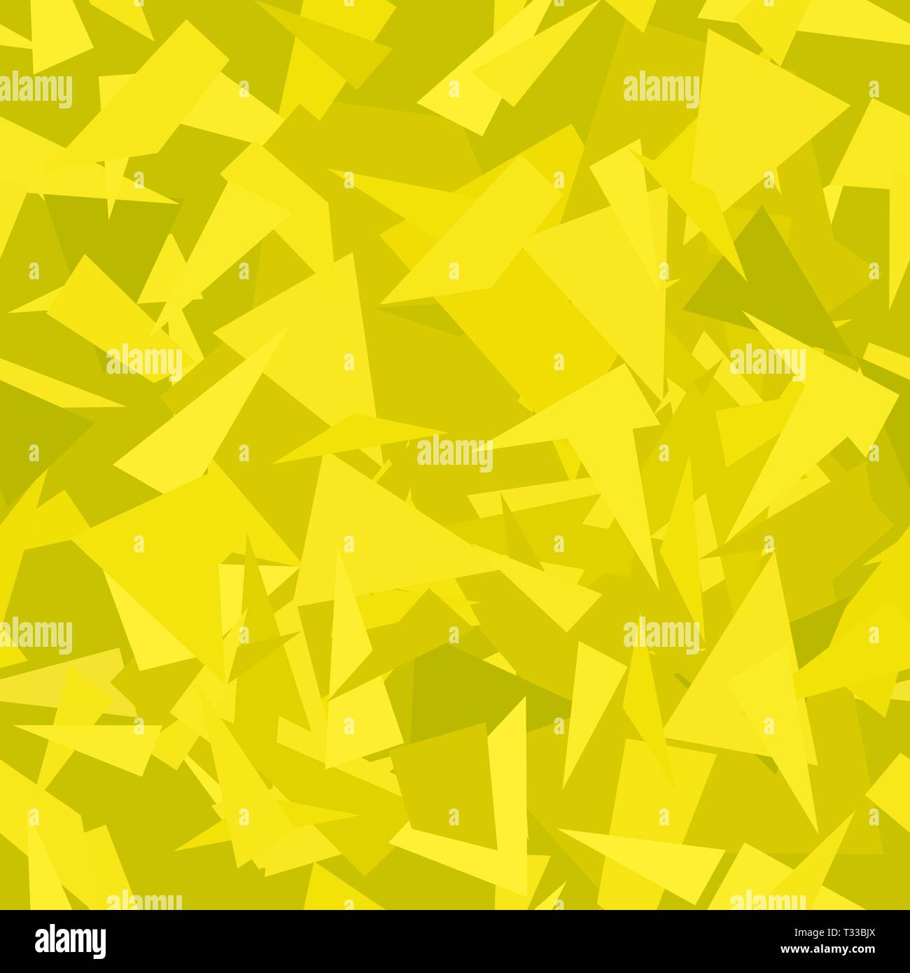 Abstract Modern Pattern. Seamless Yellow Texture Stock Vector