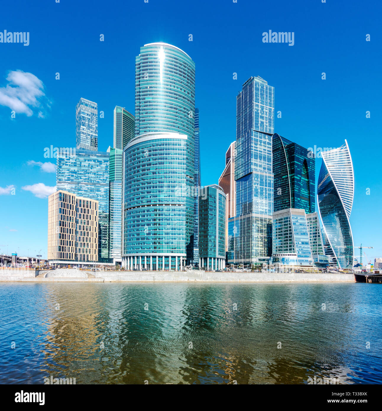 Moscow international business center - Moscow-city, Russia Stock Photo ...