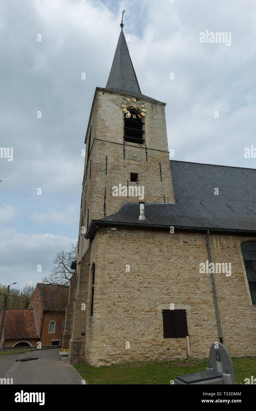 Saint Lambert church / SintLambertuskerk in Leefdaal, Belgium Stock