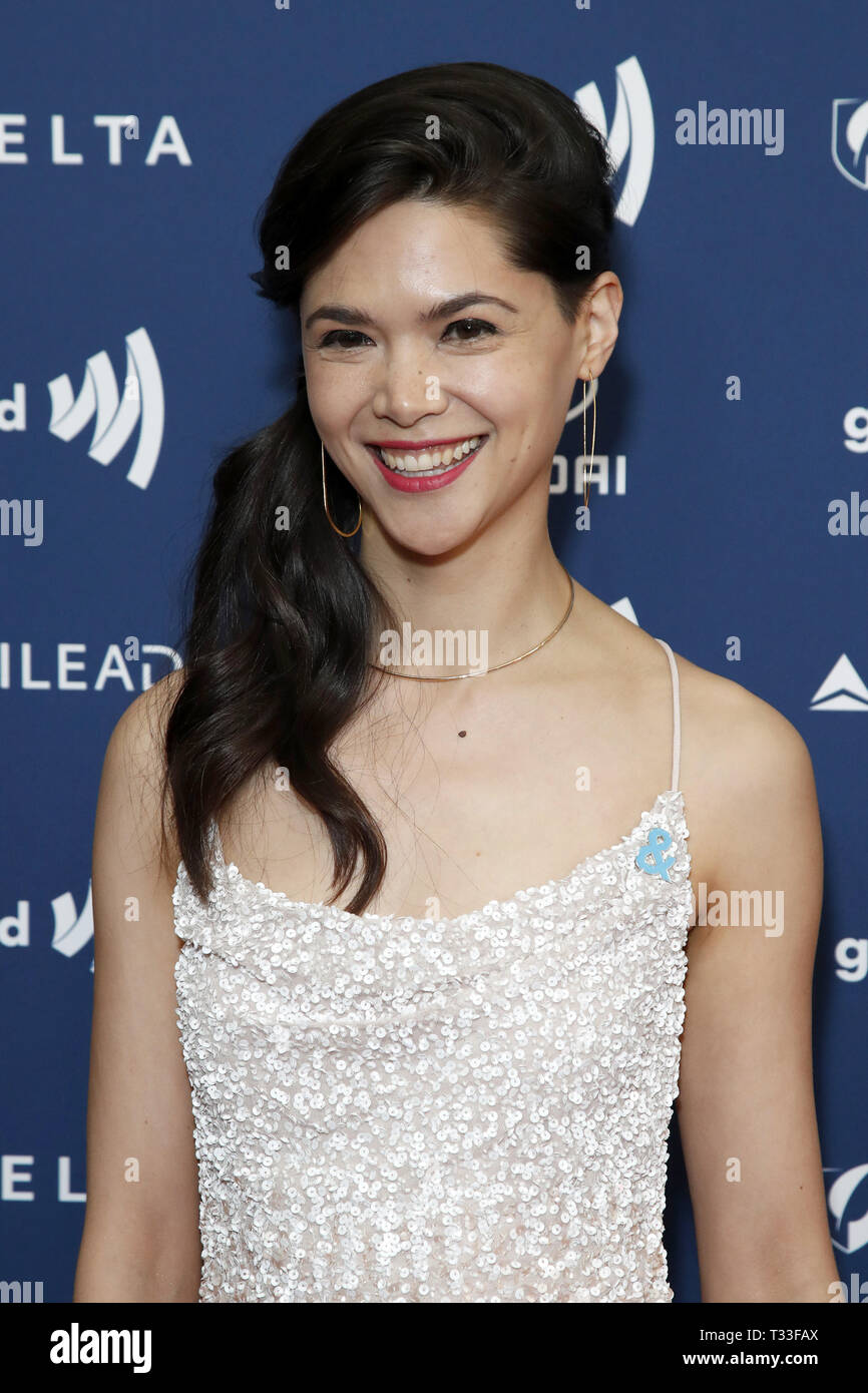 March 28, 2019 - Los Angeles, CA, USA - LOS ANGELES - MAR 28:  Lilan Bowden at the 30th Annual GLAAD Media Awards at the Beverly Hilton Hotel on March 28, 2019 in Los Angeles, CA (Credit Image: © Kay Blake/ZUMA Wire) Stock Photo