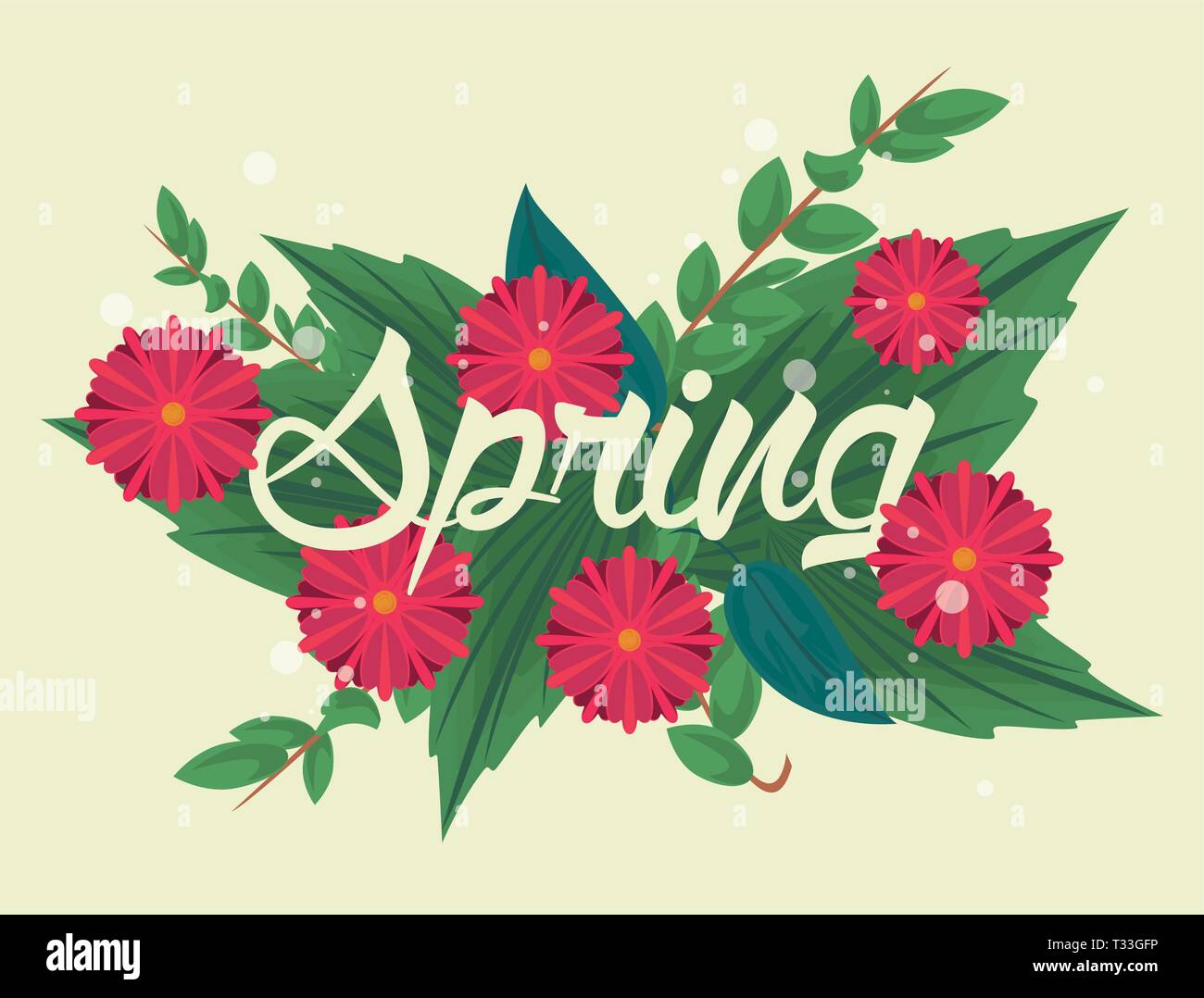 Spring floral banner Stock Vector Image & Art - Alamy