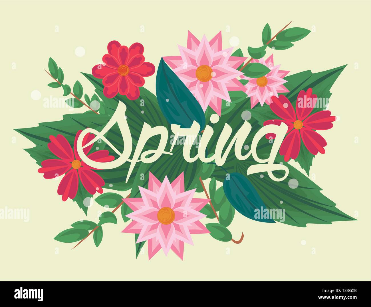Spring floral banner Stock Vector Image & Art - Alamy