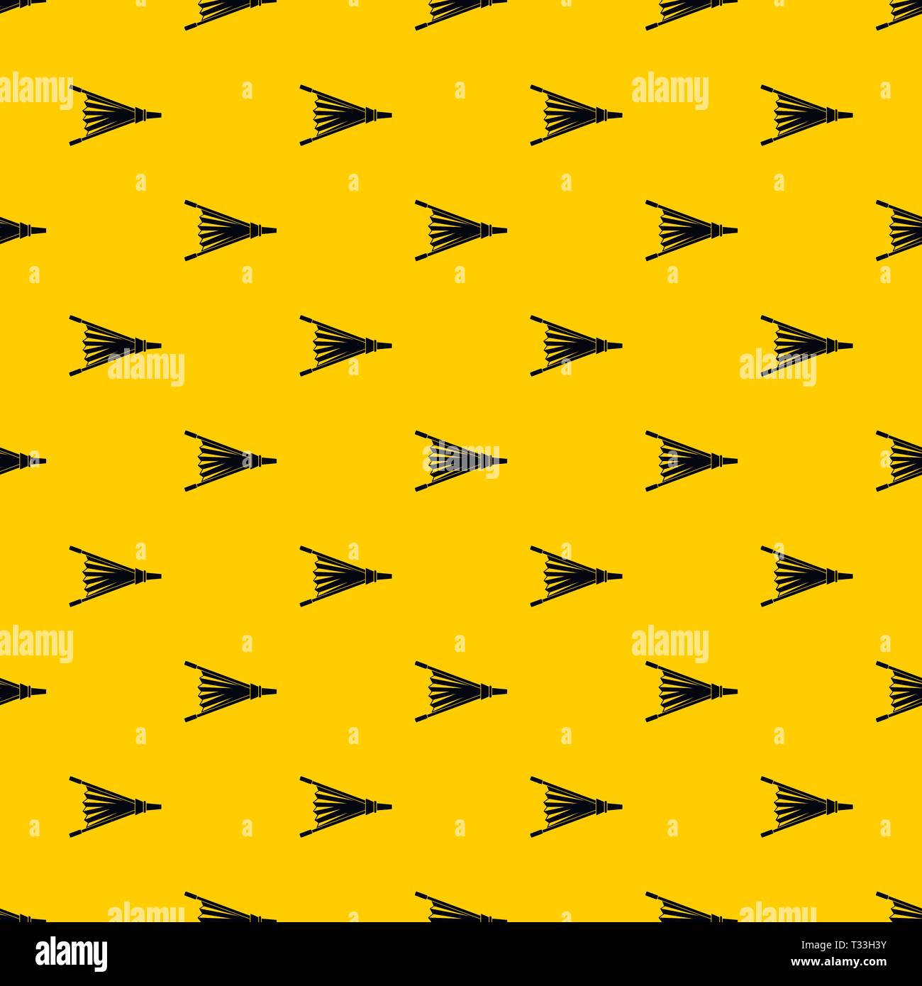 Fire bellows pattern seamless vector repeat geometric yellow for any design Stock Vector