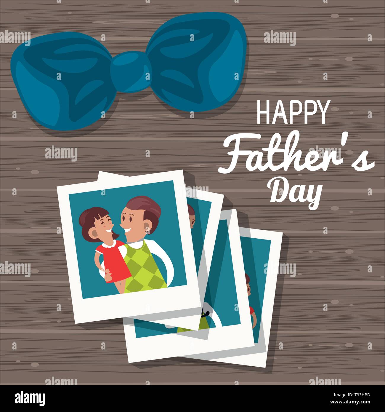 Happy Fathers Day Card Stock Vector Image And Art Alamy 