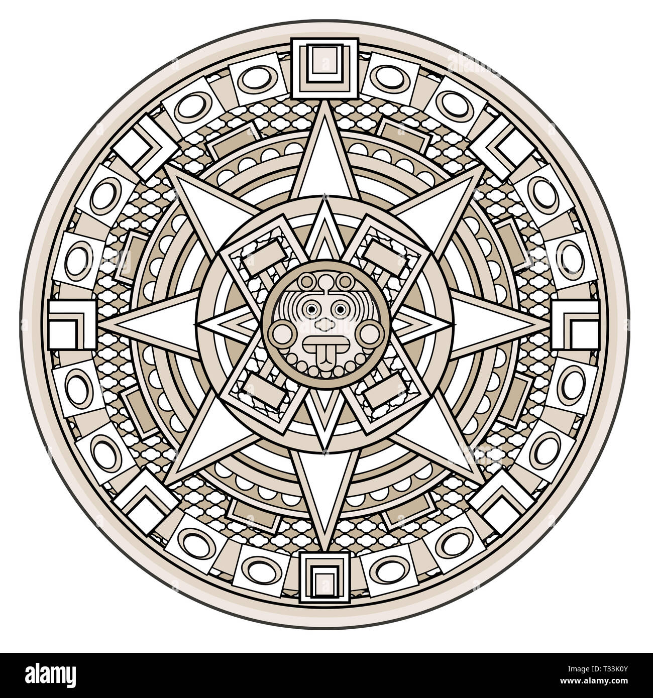 Maya aztec calendar prophecy hi-res stock photography and images - Alamy
