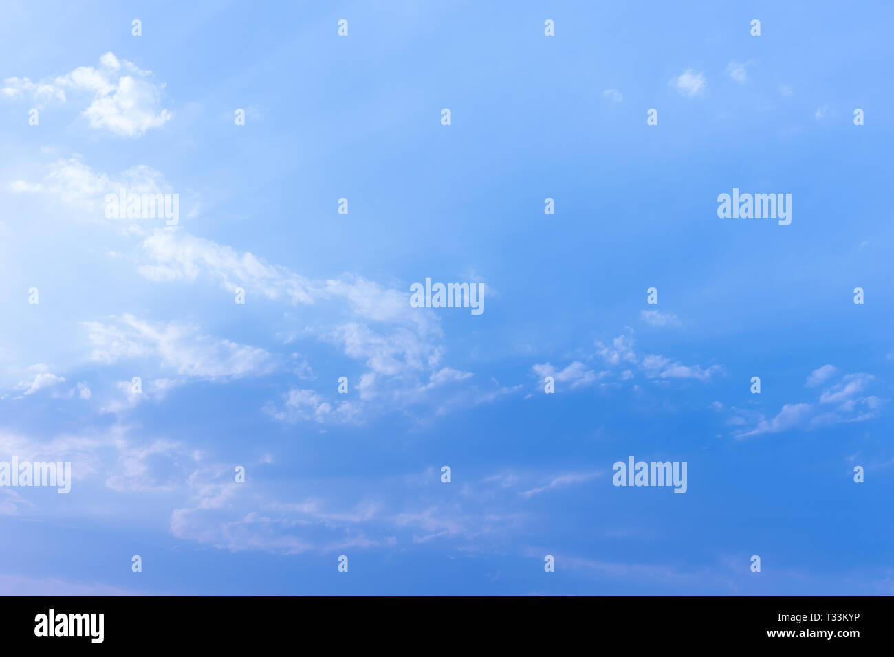 Beautiful blue sky with cloudy background and texture Stock Photo - Alamy