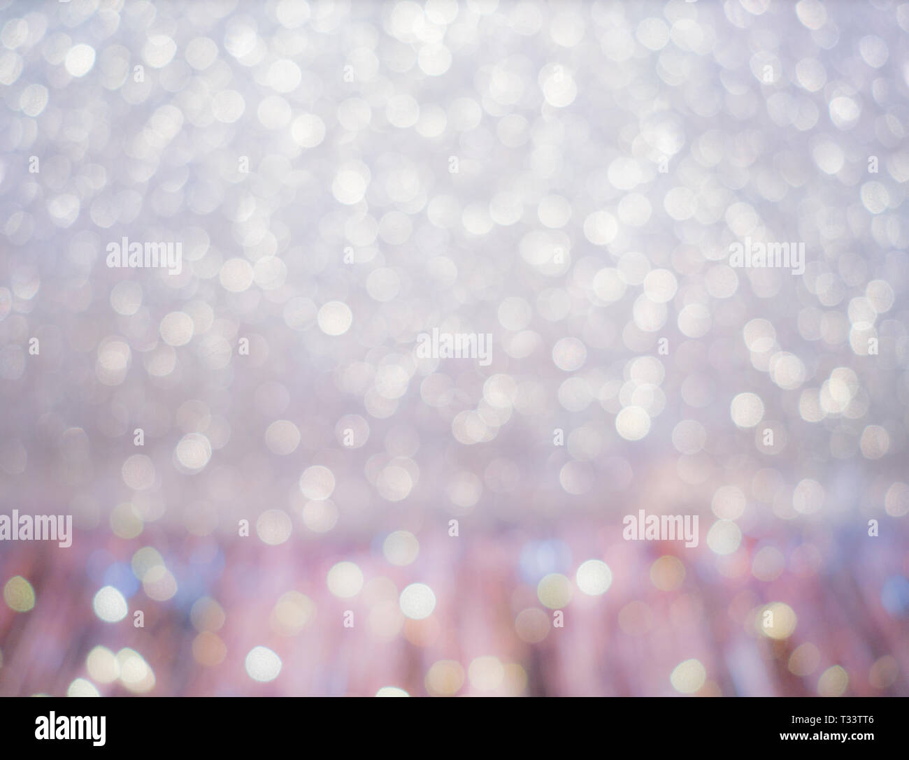 blurred festive classy upscale circles white silver background Stock Photo