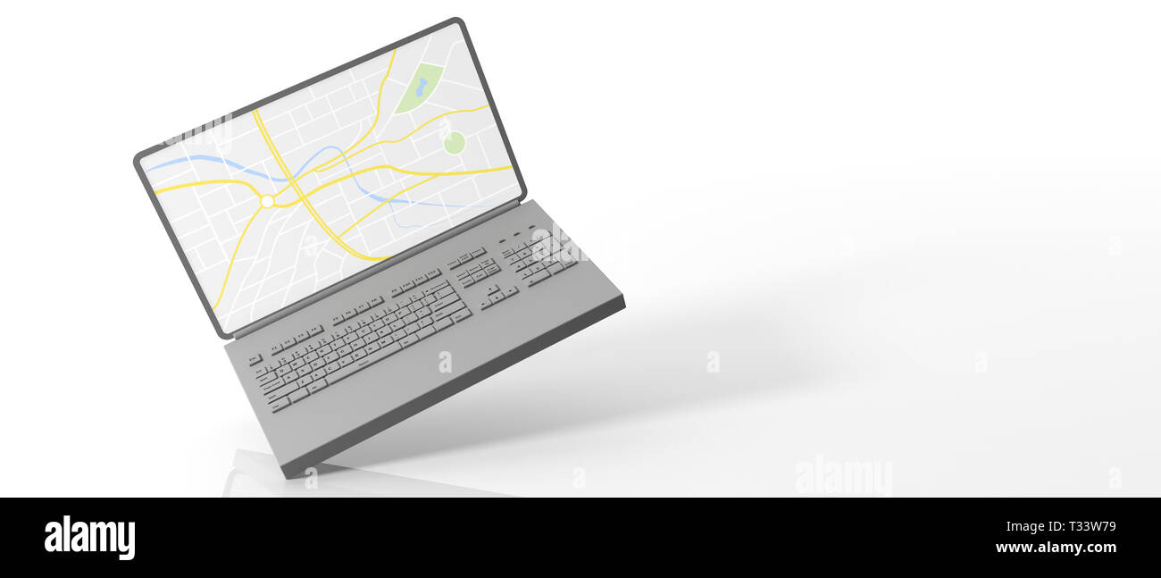 3d computer map hi-res stock photography and images - Alamy