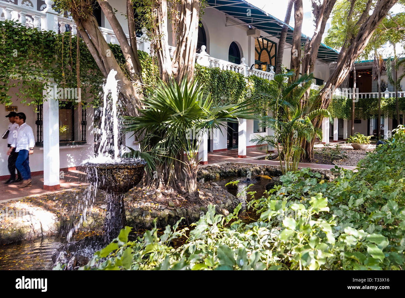 Cartagena Colombia Bocagrande Hotel Caribe Hotel Courtyard - 